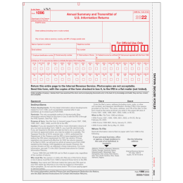 Foundation Software > Year-End Tax Forms > 1099 Forms - Transmittal Forms